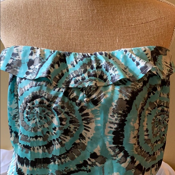 3 for $9 Summer Bundle Special Gap turquoise strapless top - Picture 2 of 5